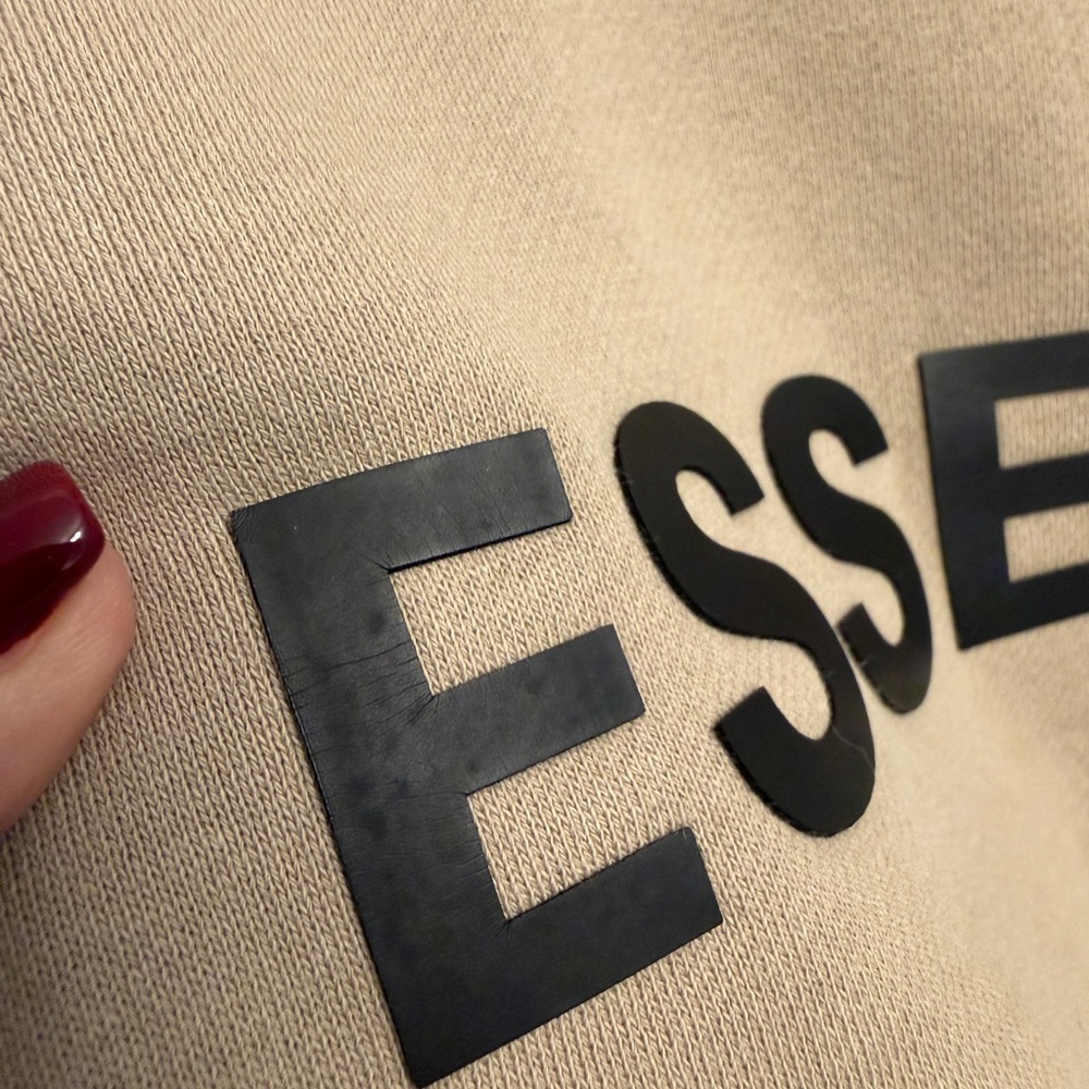 Fear of God Essentials Beige Hoodie - Picture 7 of 7